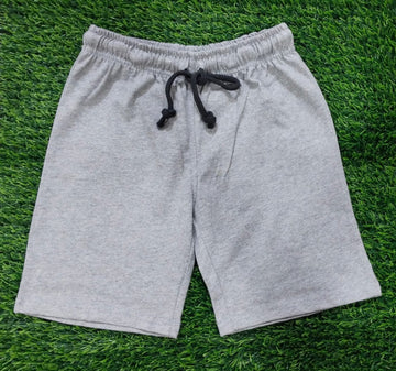 Plain Heather Grey Shorts