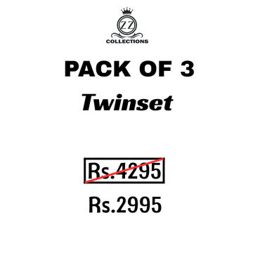 Pack Of 3 Twinset