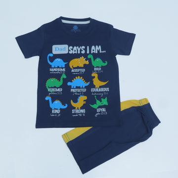 Dad Says I am Navy Twinset