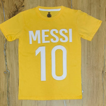 Messi 10 Yellow T-Shirt