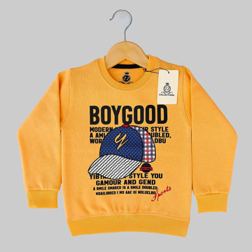 Boy Good Golden Yellow Sweatshirt