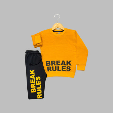 Break Rules Musturd Tracksuit