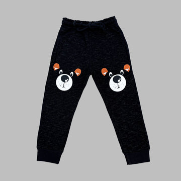 Bear Black Melange Trousers
