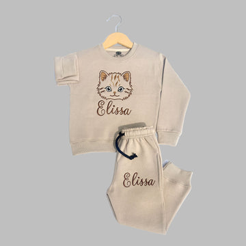 Elissa Embroidery Ivory Tracksuit