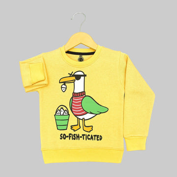 Pigeon Yellow Sweatshirt