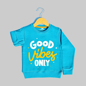 Good Vibes Maya Blue Sweatshirt