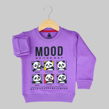 Panda Purple Sweatshirt