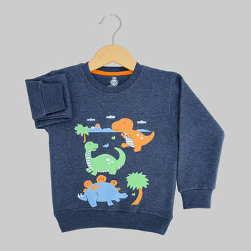 Dinosaur Navy Malange Sweatshirt