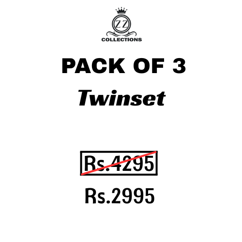Pack Of 3 Twinset