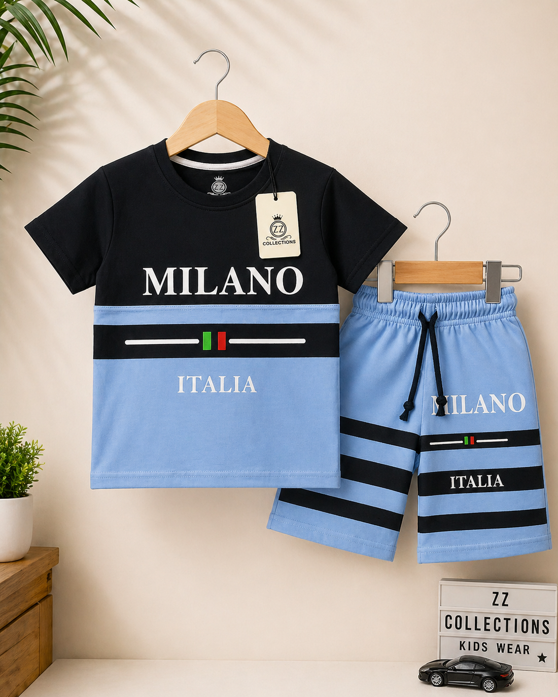 Milano Black & Sky Twinset