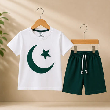 14 August White & Green Set