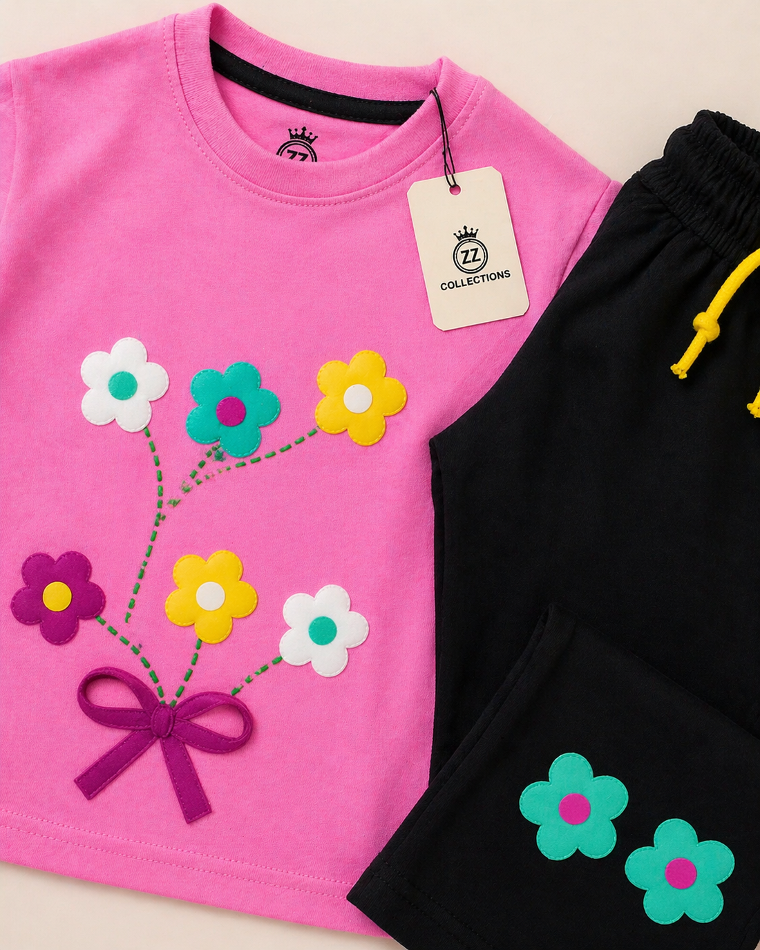 Cute Floral Tee & Flare PJ's