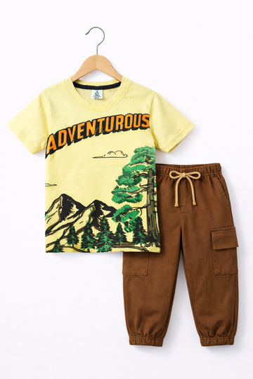 Adventurous Tee & Cargo Trouser