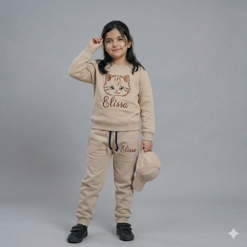 Elissa Embroidery Ivory Tracksuit