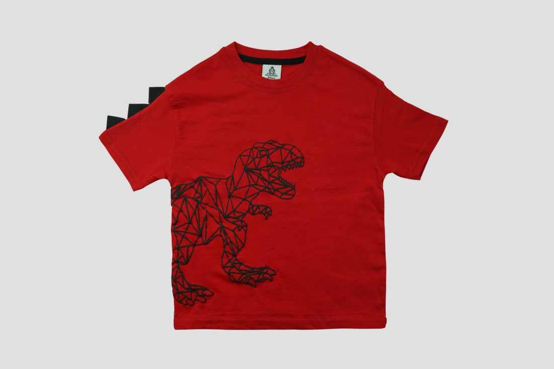T Rex Red & Black Twinset