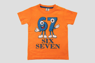 Six 7 Orange Tee