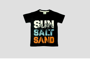 Sun Salt Black Tee