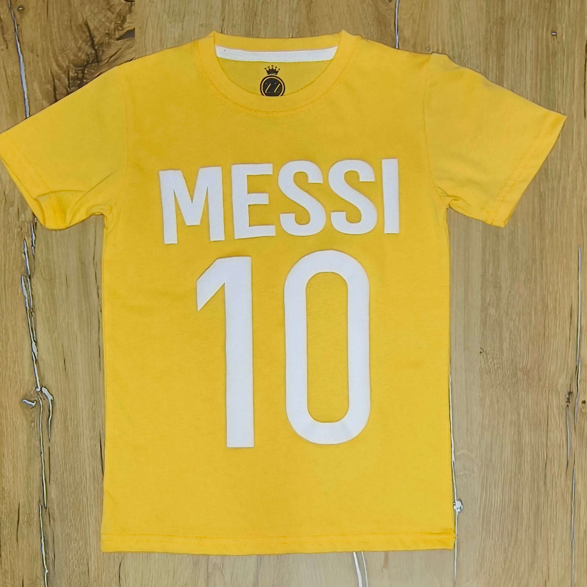 Messi 10 Yellow T-Shirt