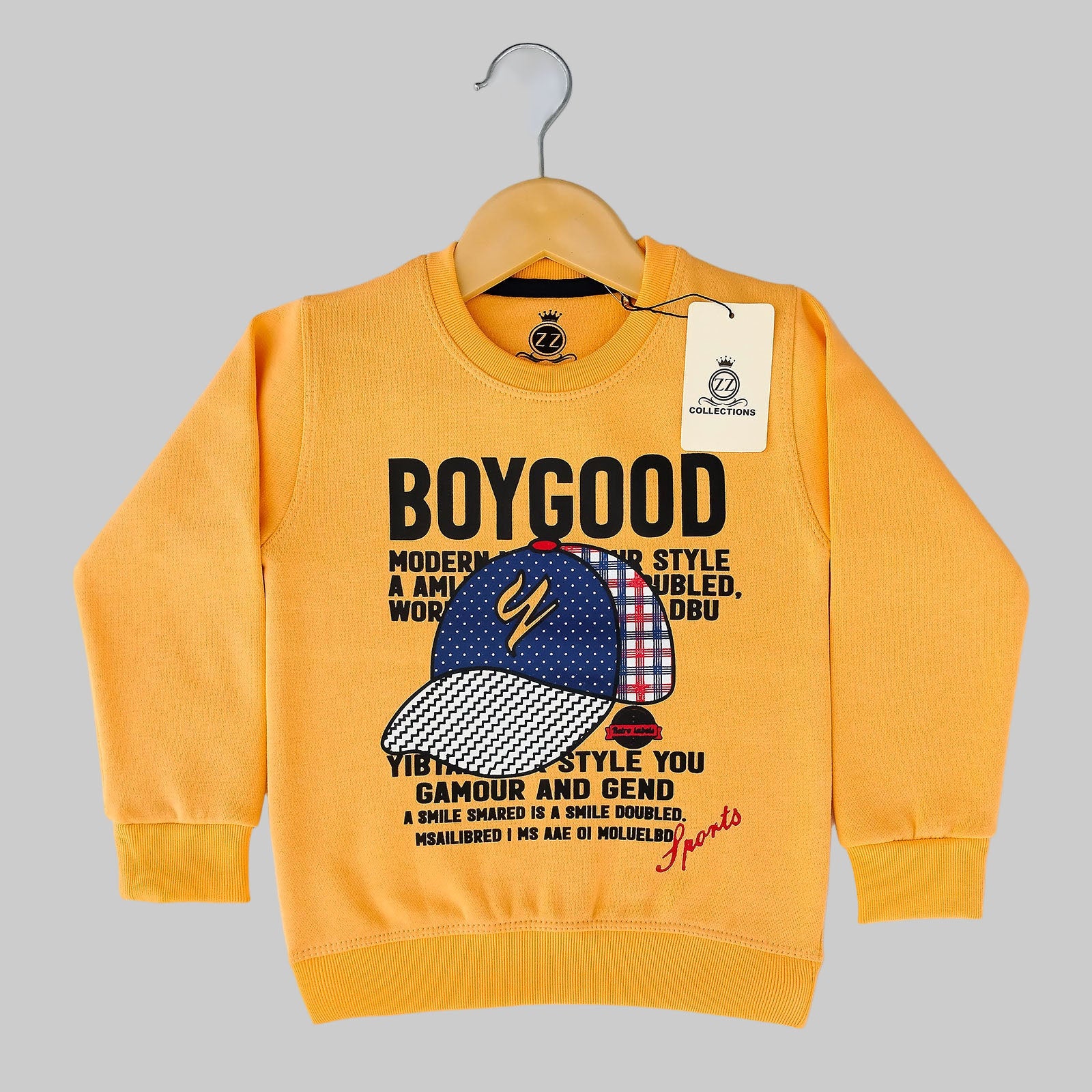 Boy Good Golden Yellow Sweatshirt