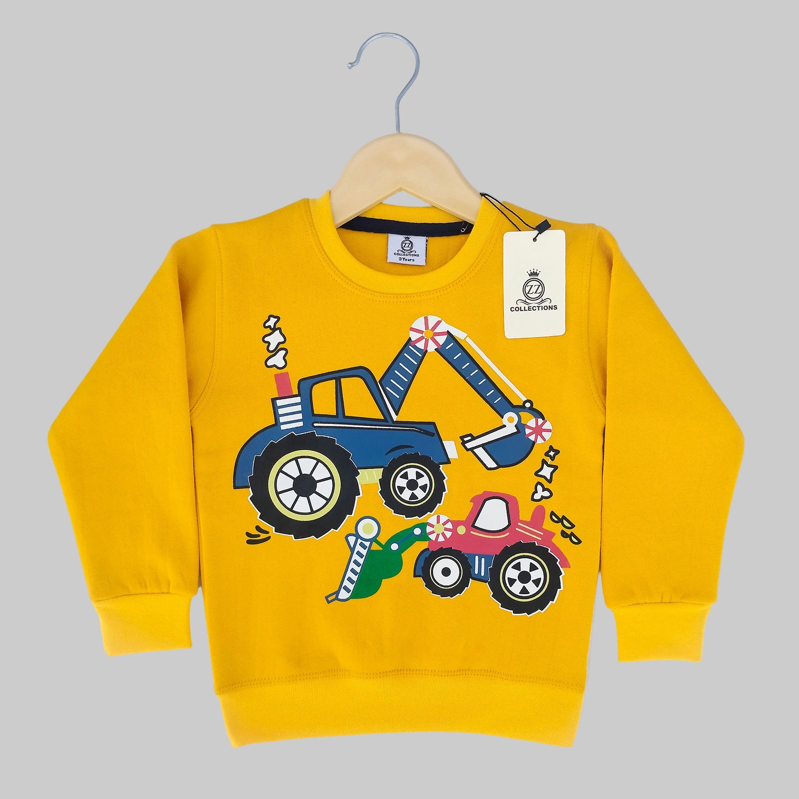 Tractor Mustard Sweatshirt