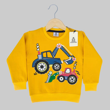 Tractor Mustard Sweatshirt