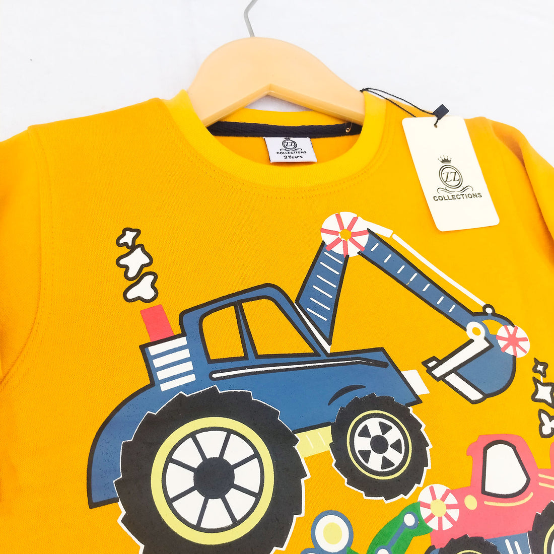Tractor Mustard Sweatshirt