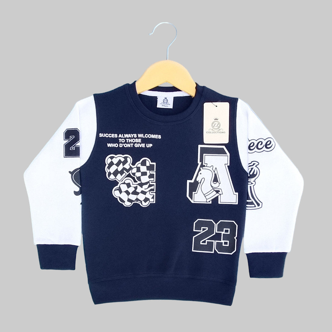 23 White & Navy Tracksuit