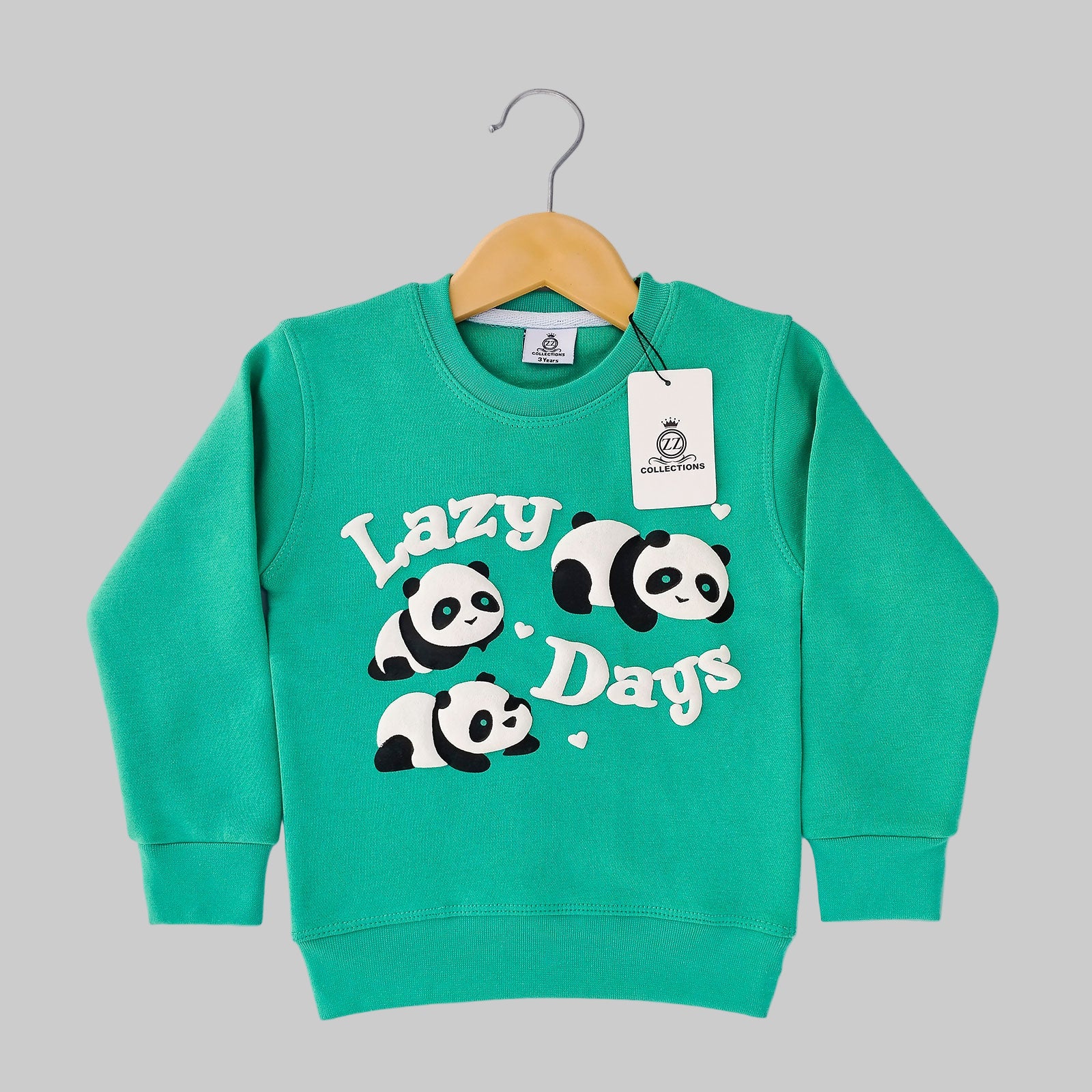 Lazy Days Aqua Sweatshirt