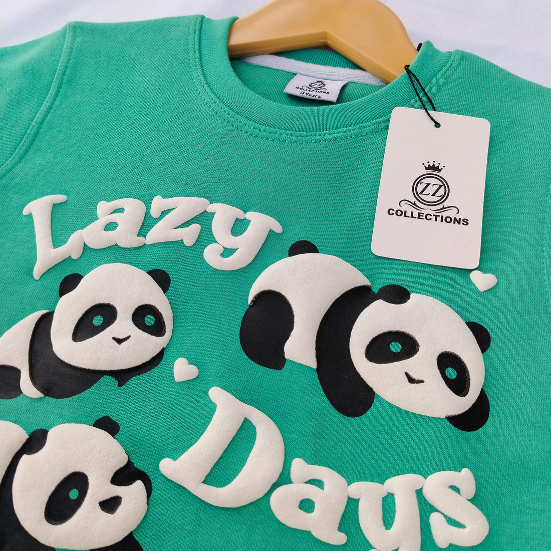 Lazy Days Aqua Sweatshirt