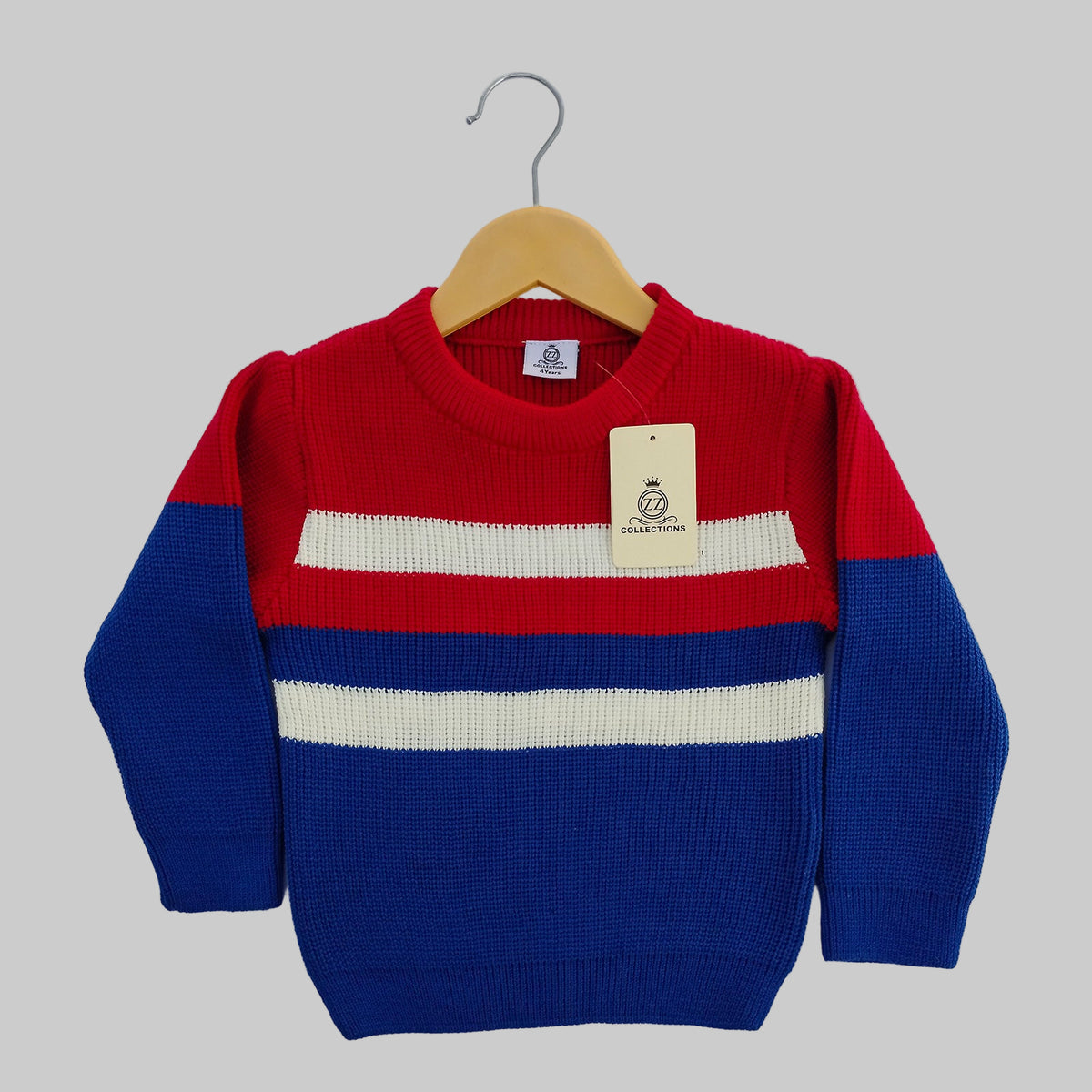 Arctic Trio Knit Colorblock Winter Sweater