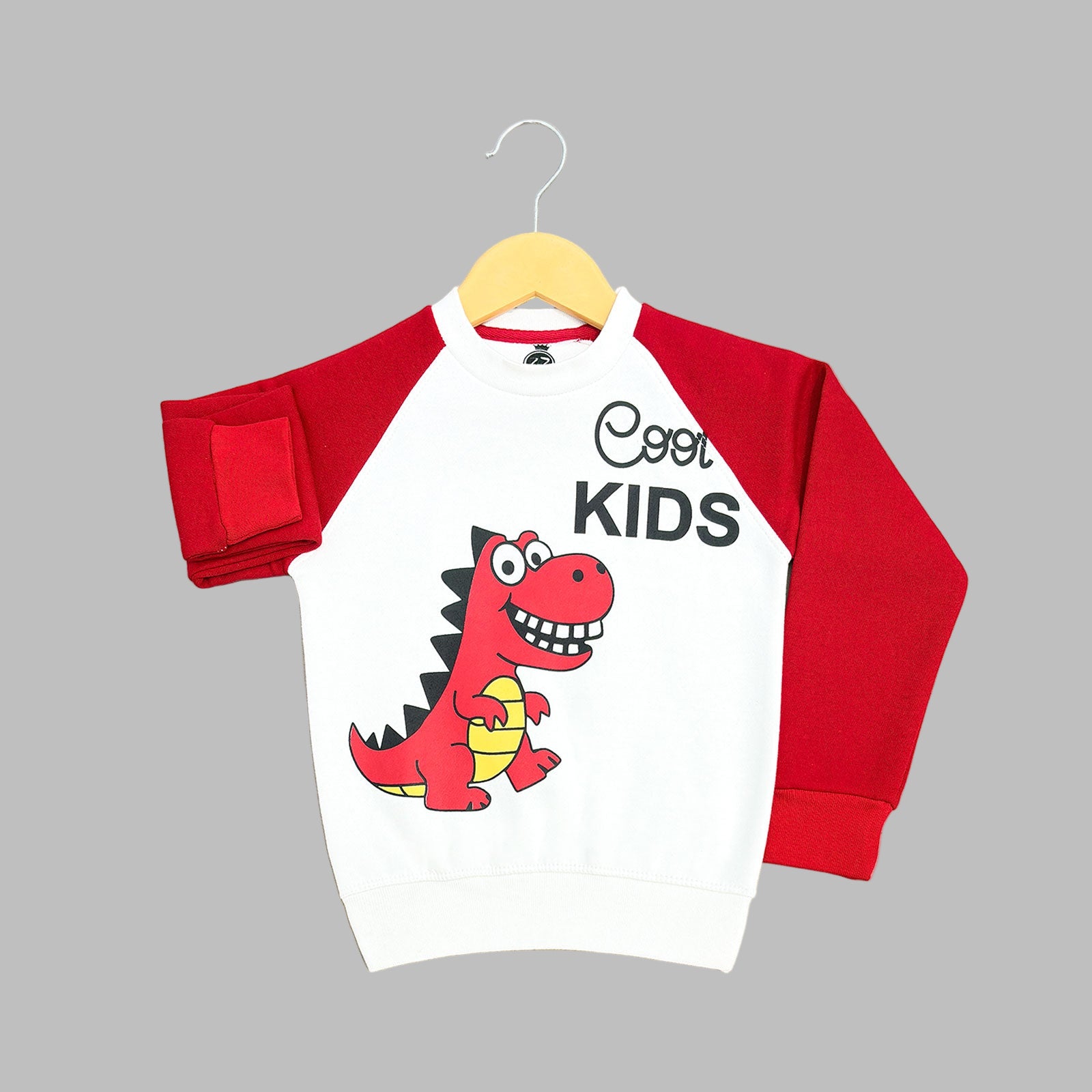 Cool Kids White & Red Sweatshirt