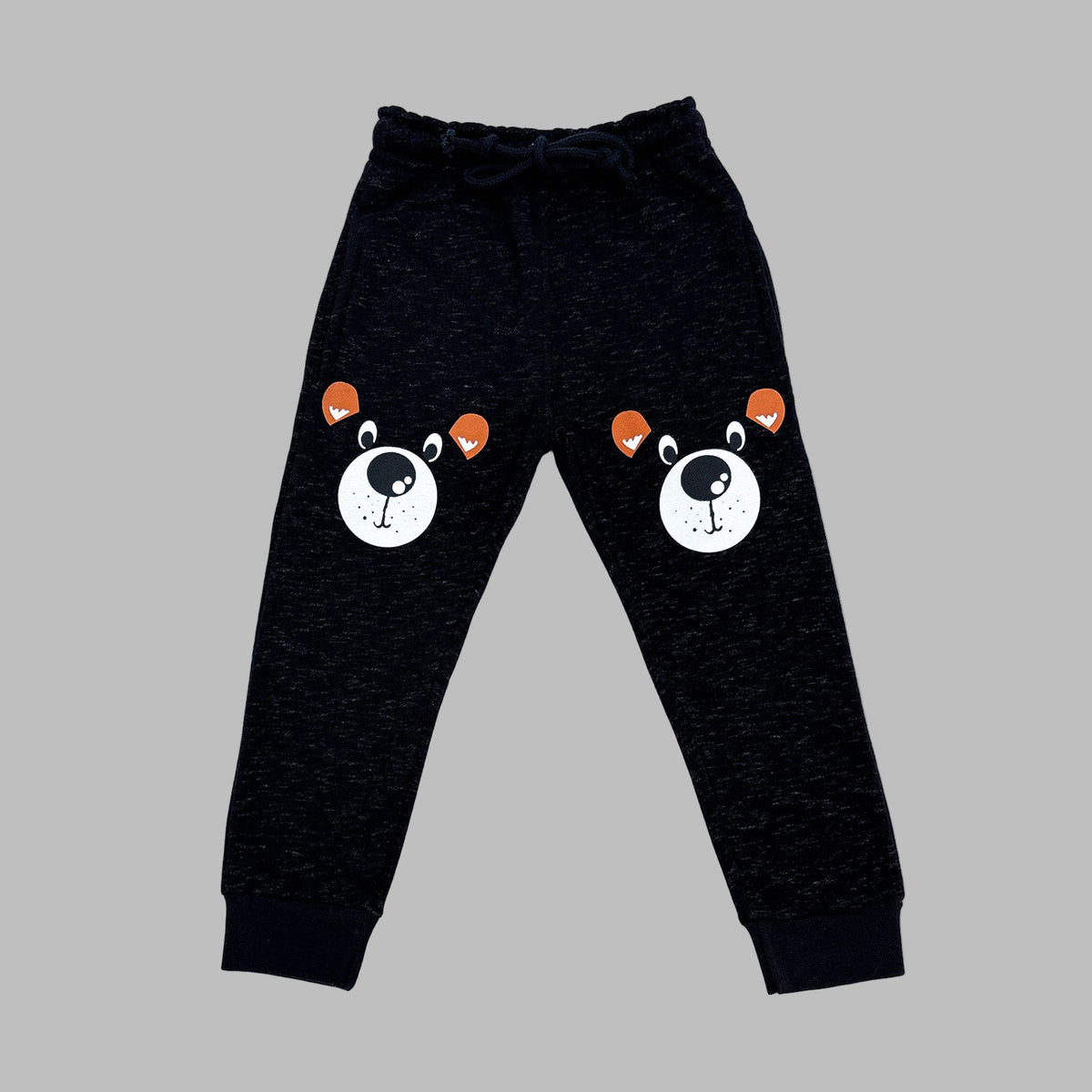 Bear Black Melange Tracksuit
