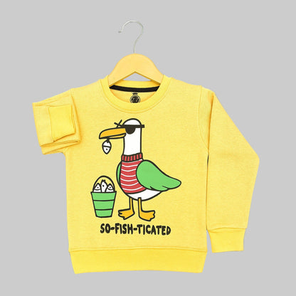 Pigeon Yellow Sweatshirt