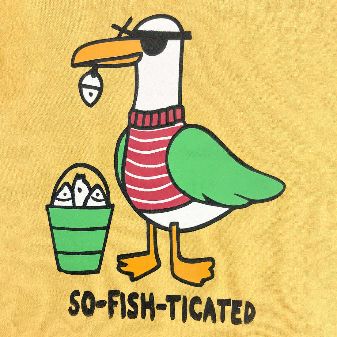 Pigeon Yellow Sweatshirt
