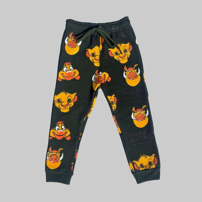 Simba All Over Printed Green Tracksuit