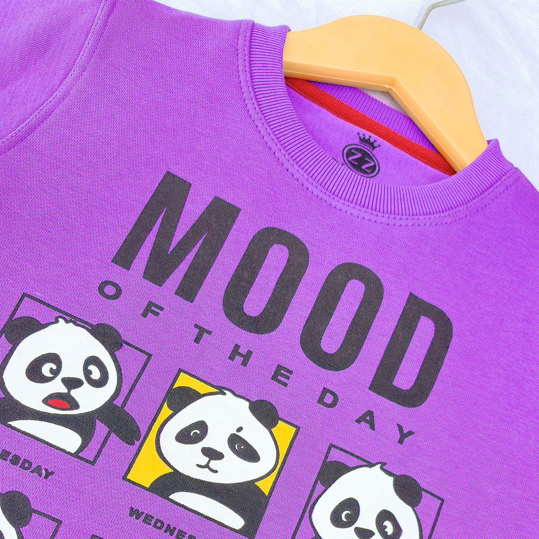 Panda Purple Sweatshirt