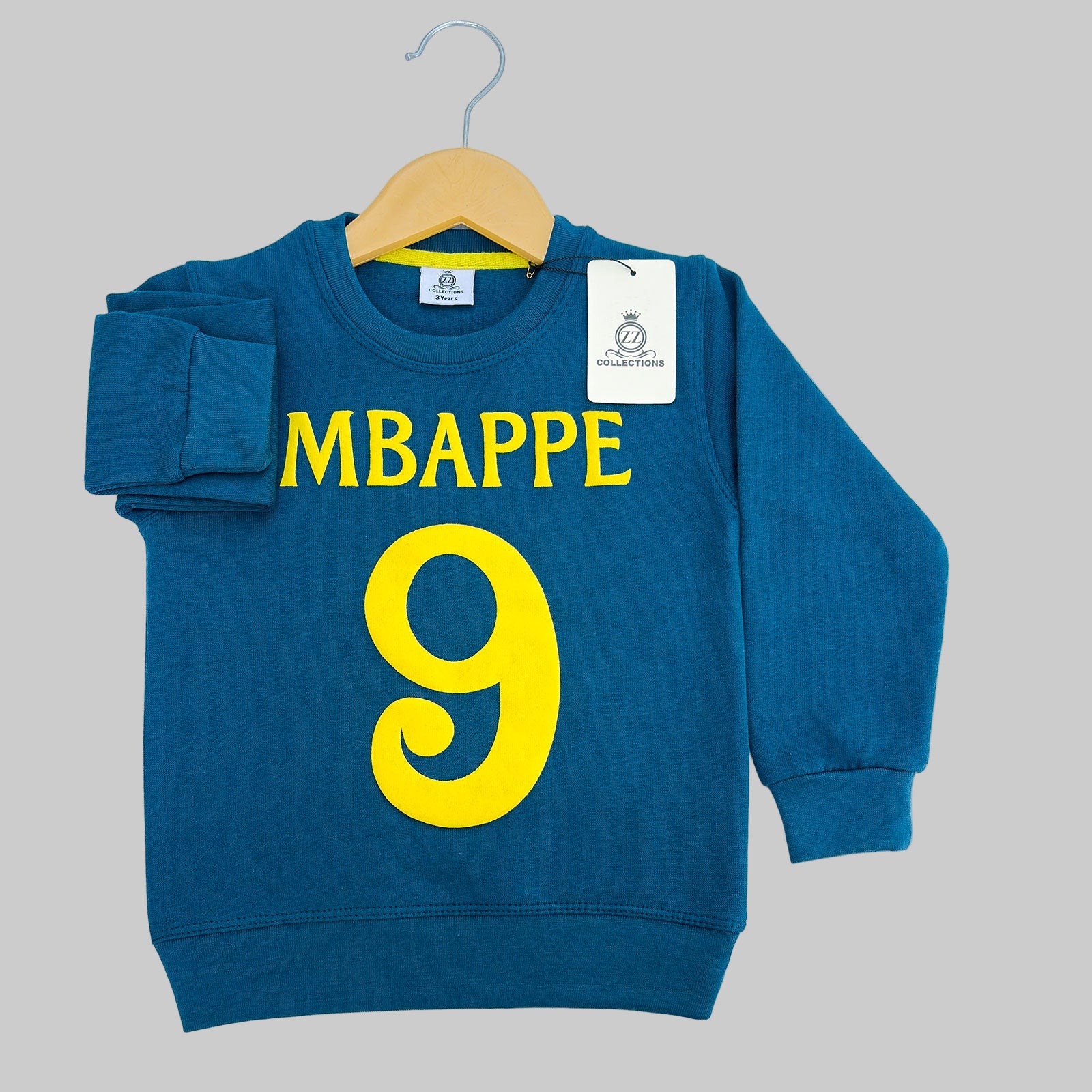 Mbappe Teal Blue Sweatshirt