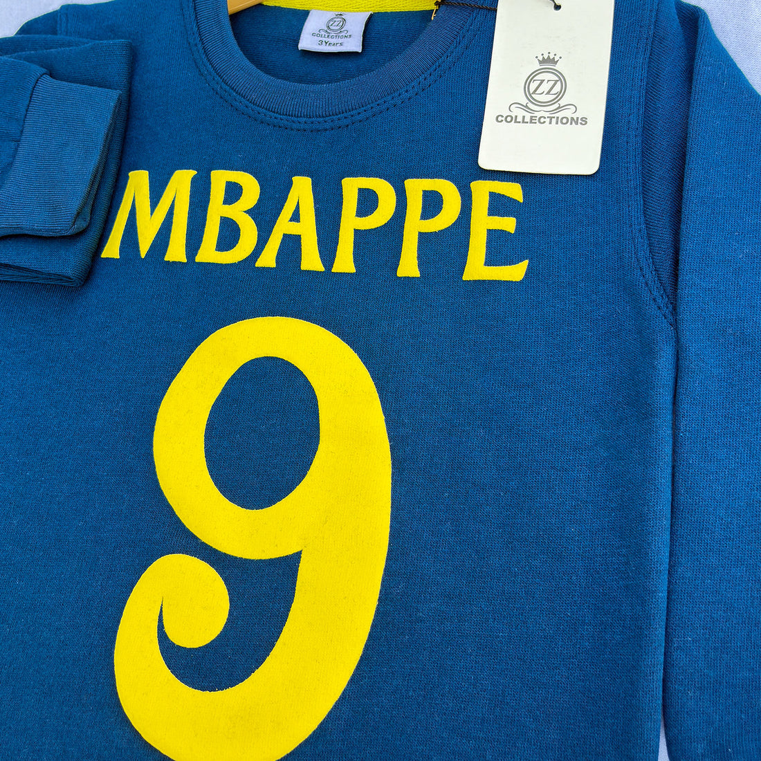 Mbappe Teal Blue Sweatshirt