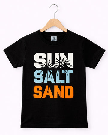 Sun Salt Black Tee