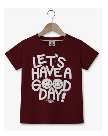 Good Day Maroon Tee