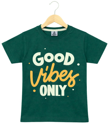 Good Vibes Only Teal Blue Tee
