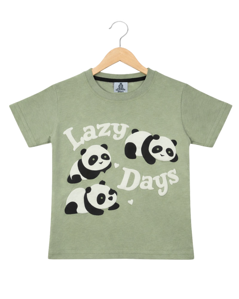 Lazy Dayz Light Green Tee
