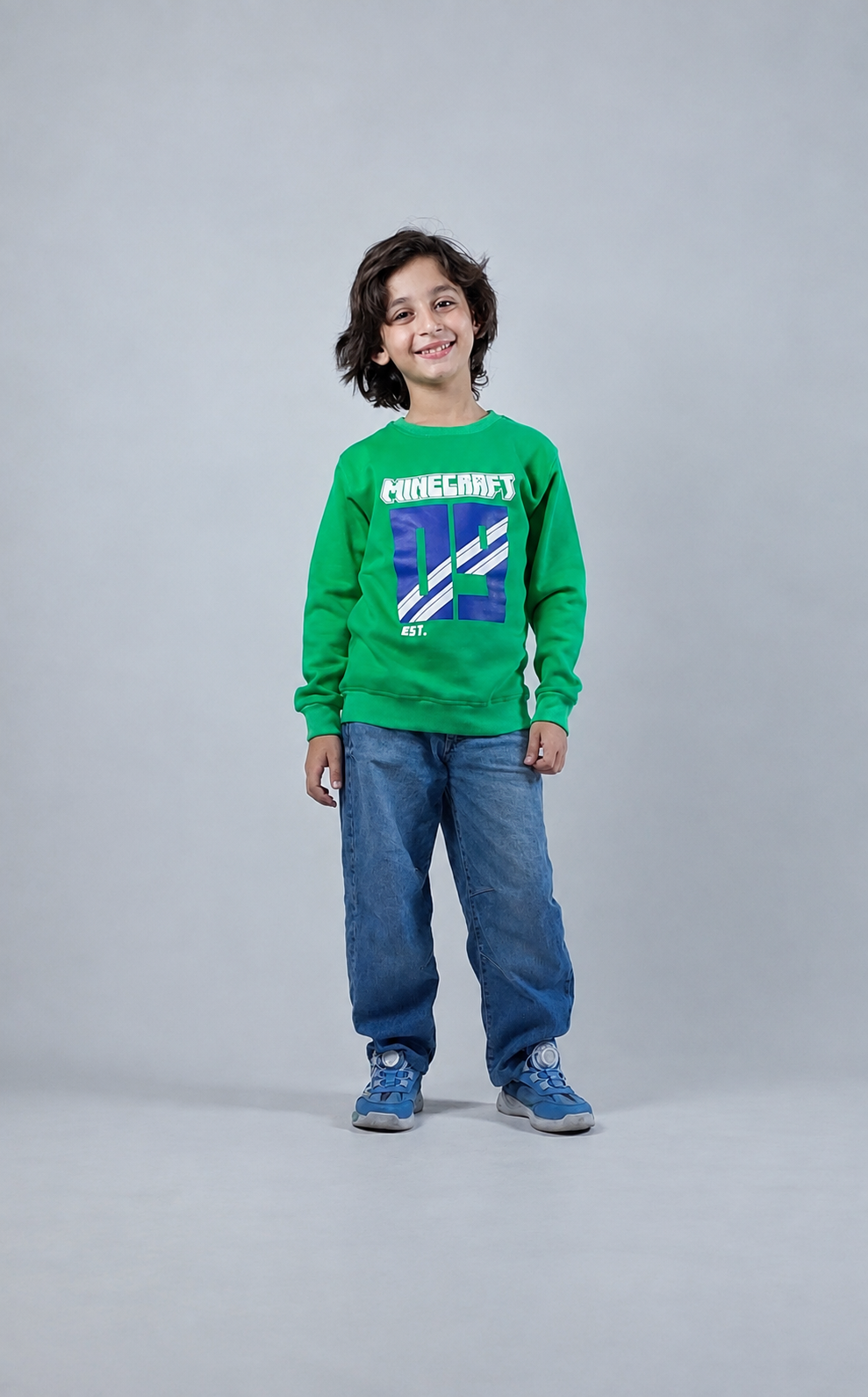 Minecraft Green Sweatshirt